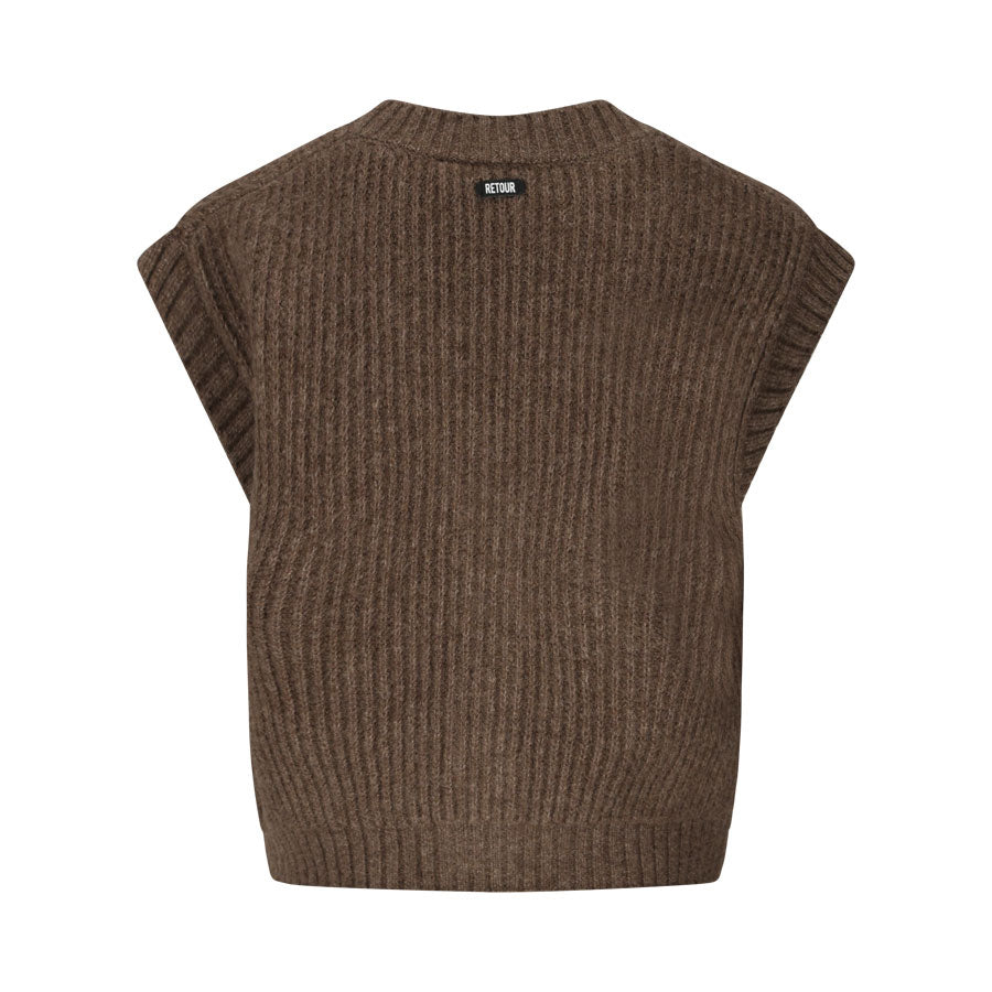 Gilet Laura cafe au lait