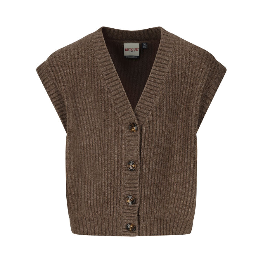 Gilet Laura cafe au lait