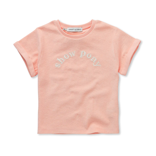 Terry t-shirt show pony