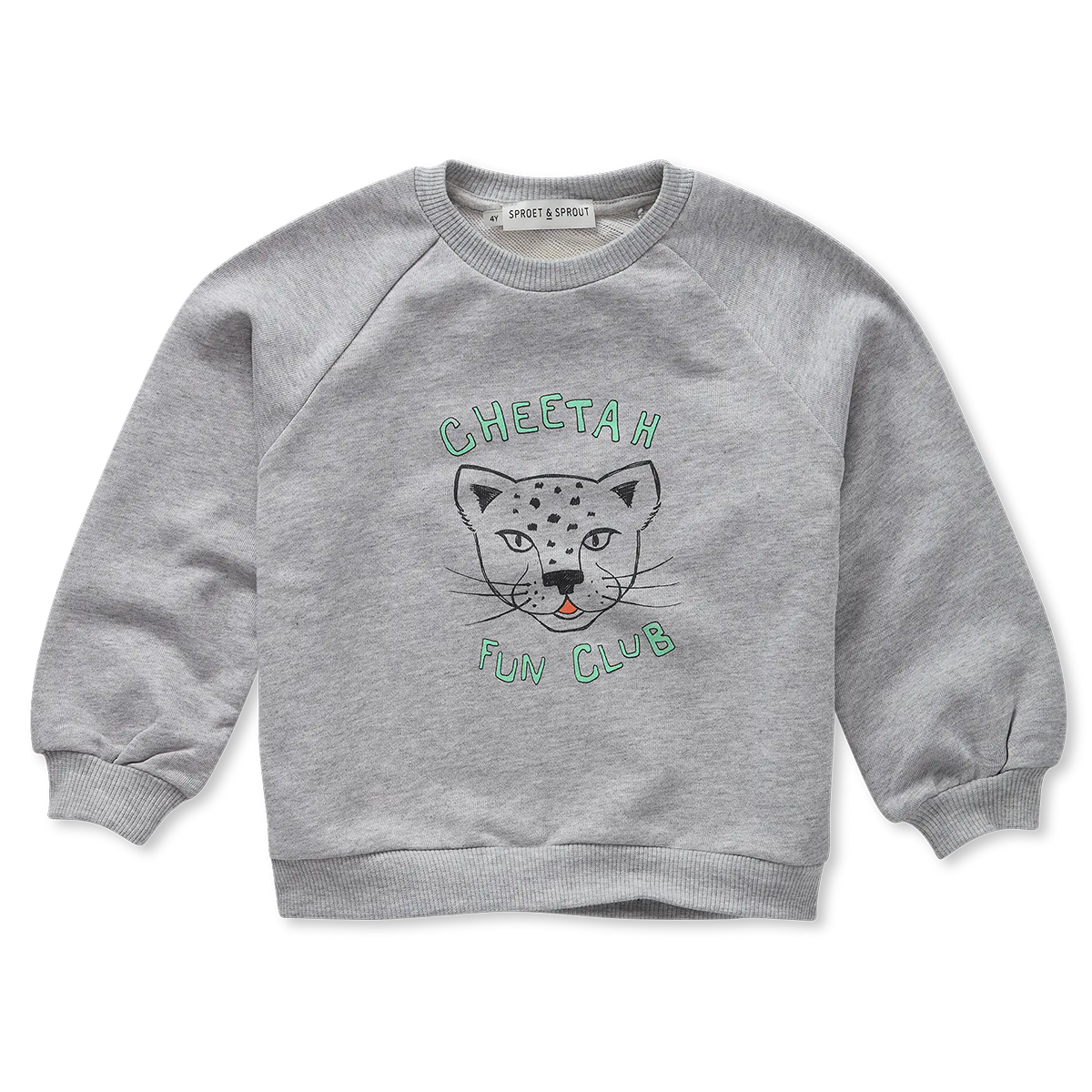 Raglan Sweater Cheetah