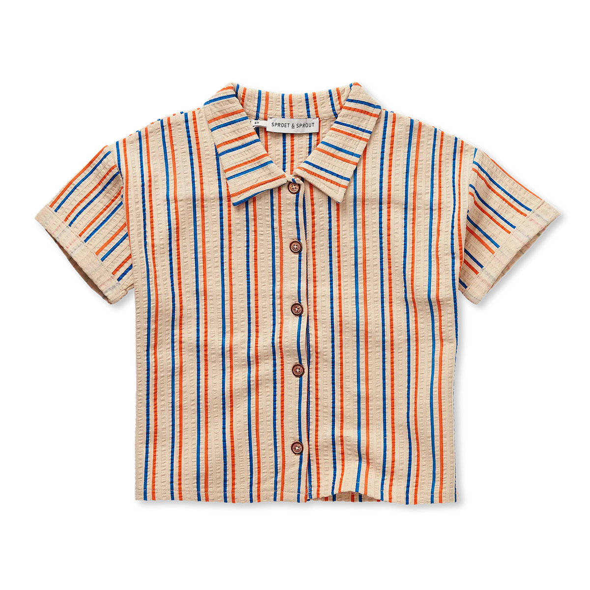 Loose shirt small stripes