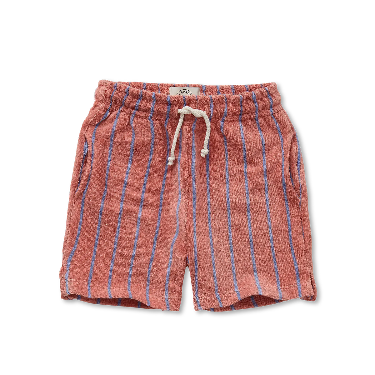 Terry shorts small stripes
