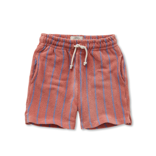 Terry shorts small stripes