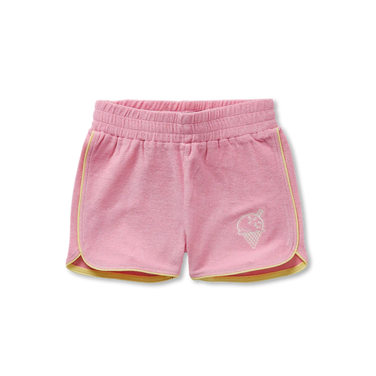 Terry sport shorts pink