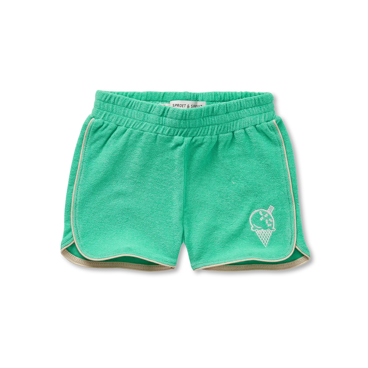 Terry sport shorts green