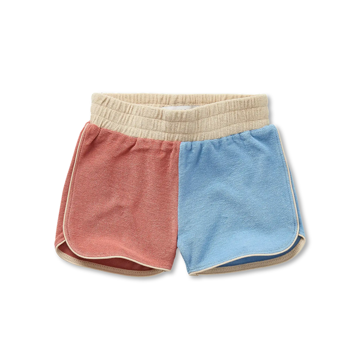 Terry shorts colourblock