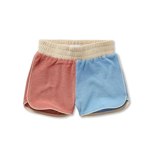 Terry shorts colourblock