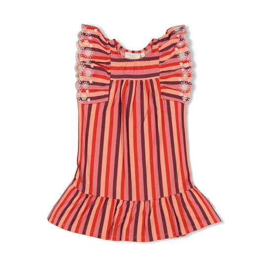 Jurk streep Salsa Sunset