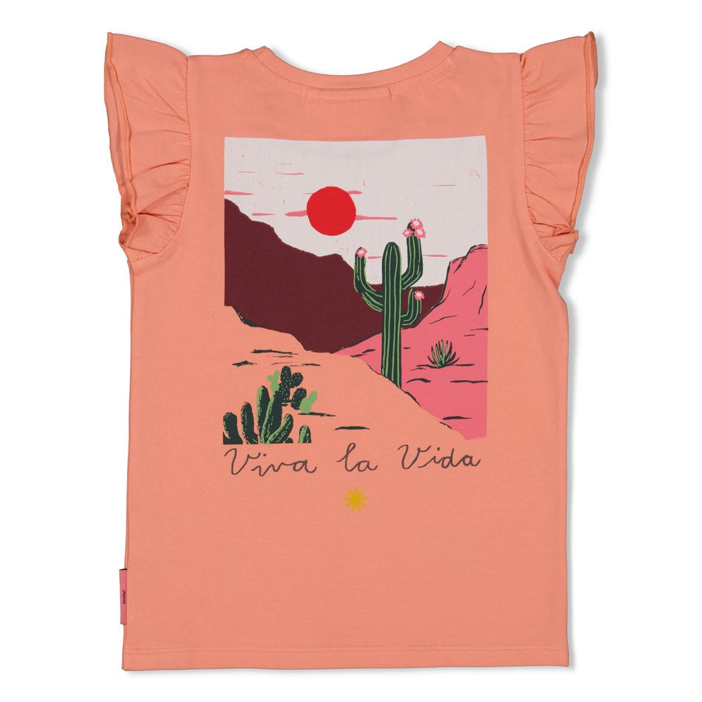 T-shirt backprint Salsa Sunset