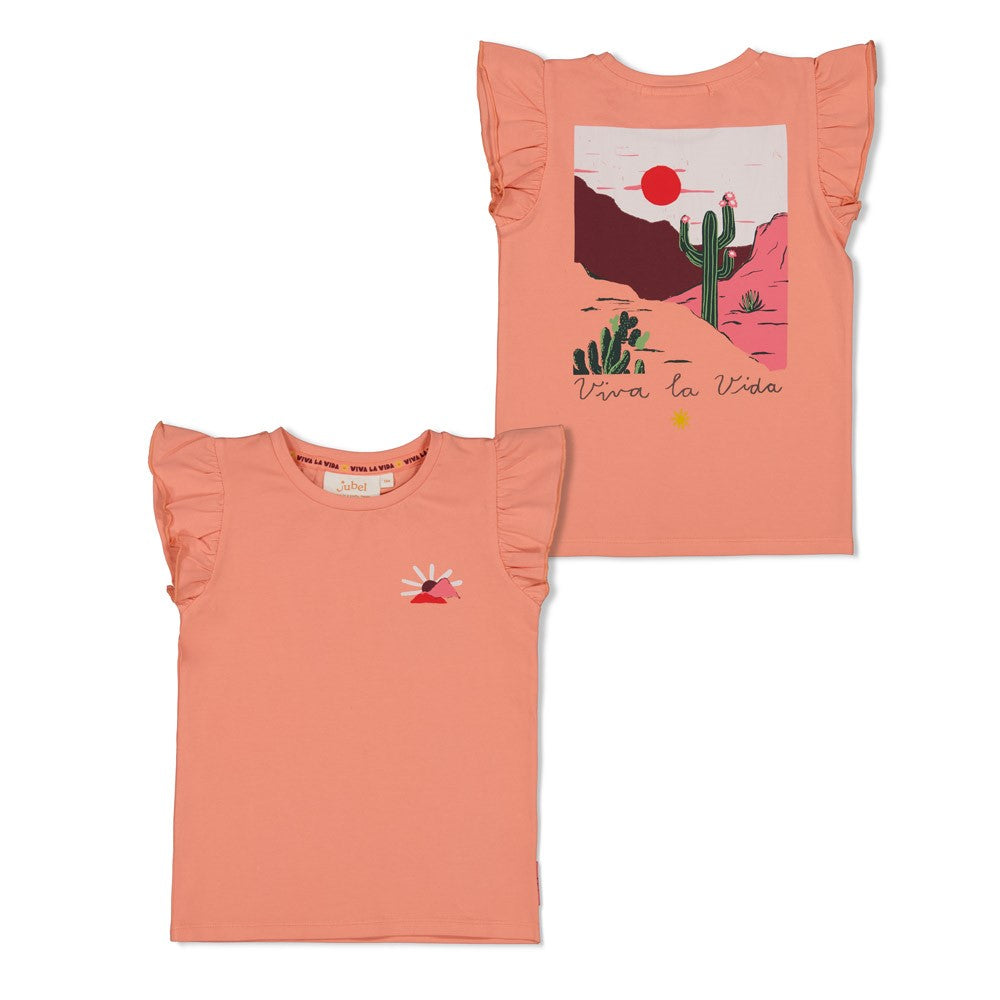 T-shirt backprint Salsa Sunset