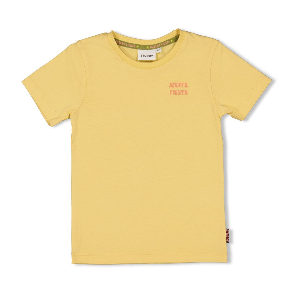 T-shirt Desert Fiesta geel