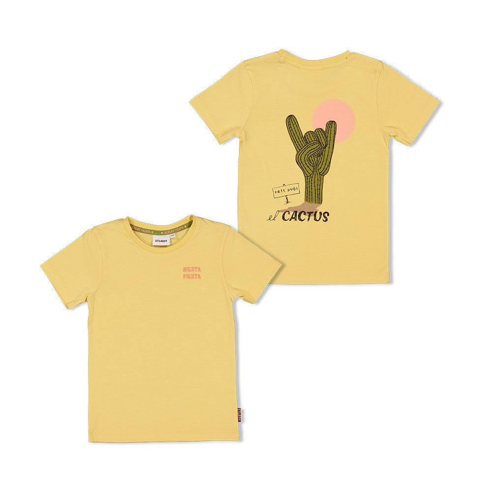 T-shirt Desert Fiesta geel