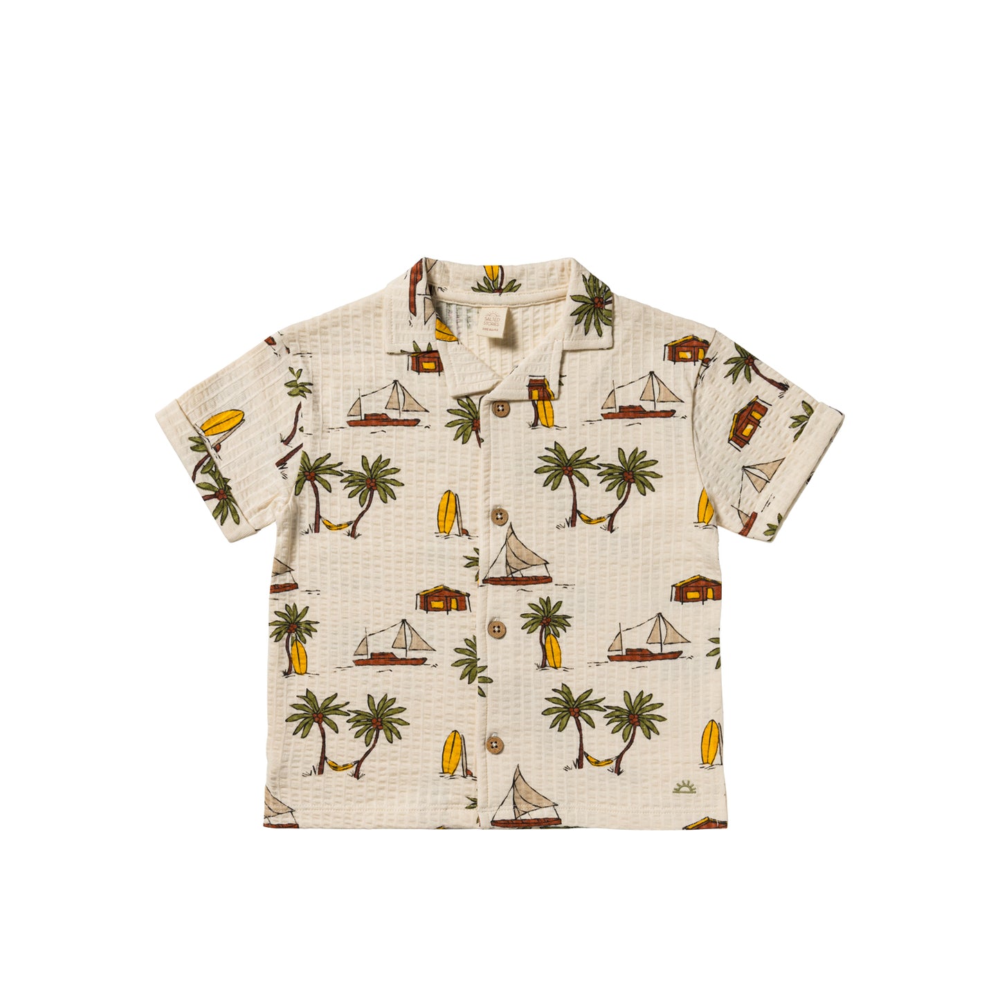 Sailing Loose shirt white swan