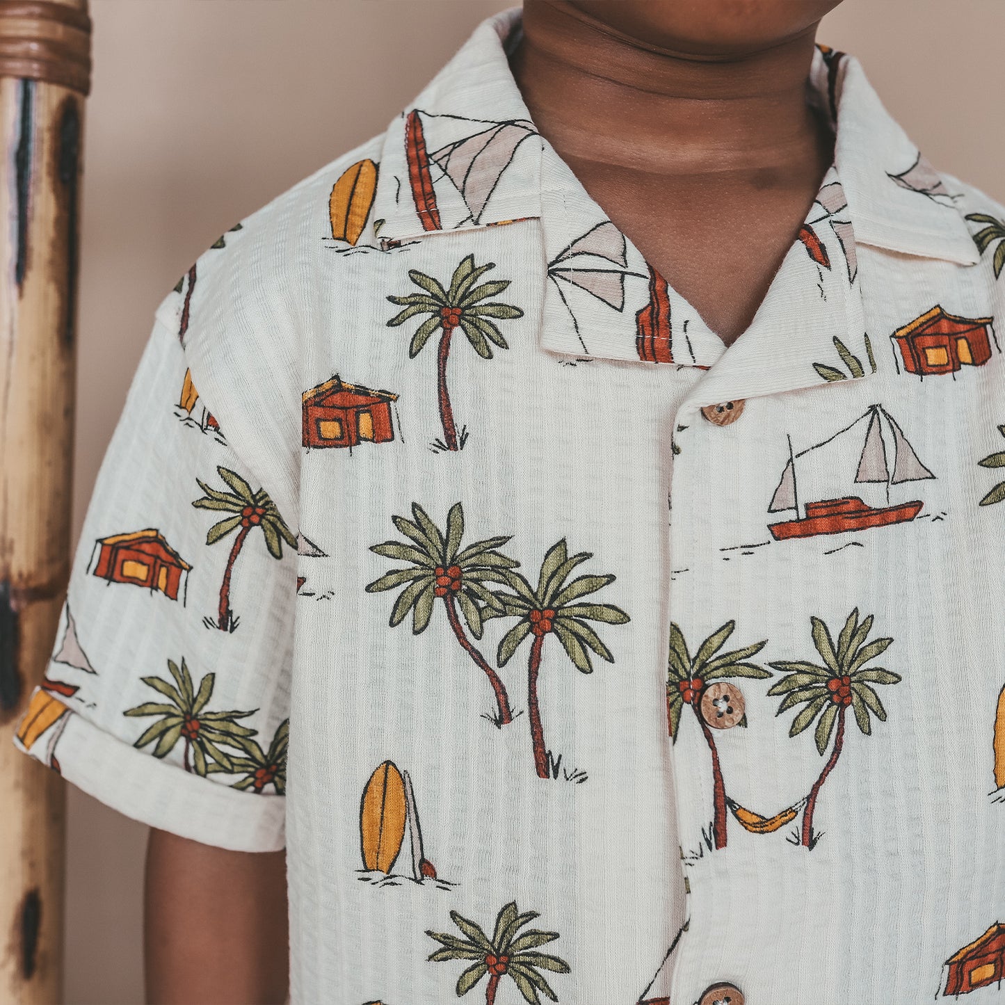Sailing Loose shirt white swan