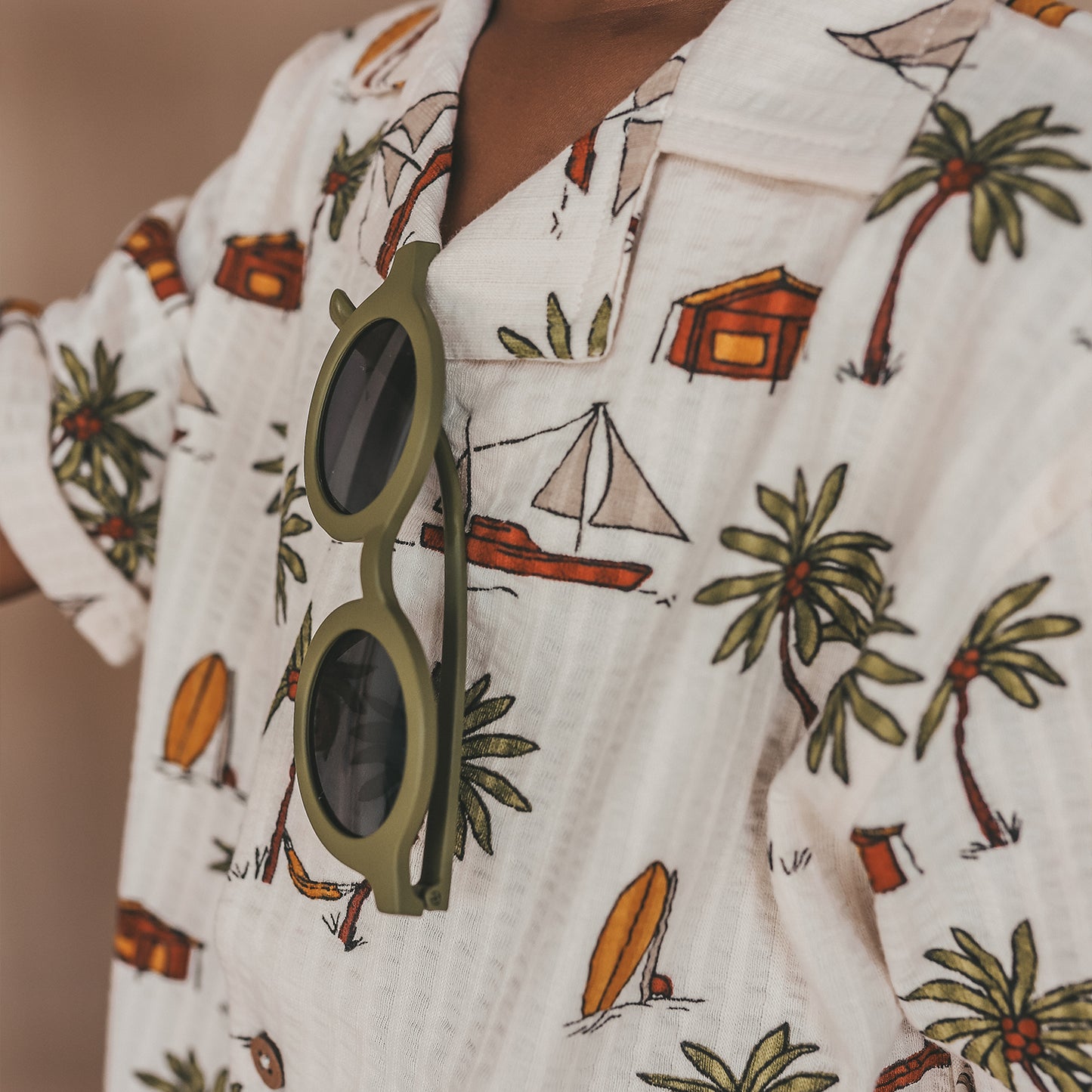 Sailing Loose shirt white swan