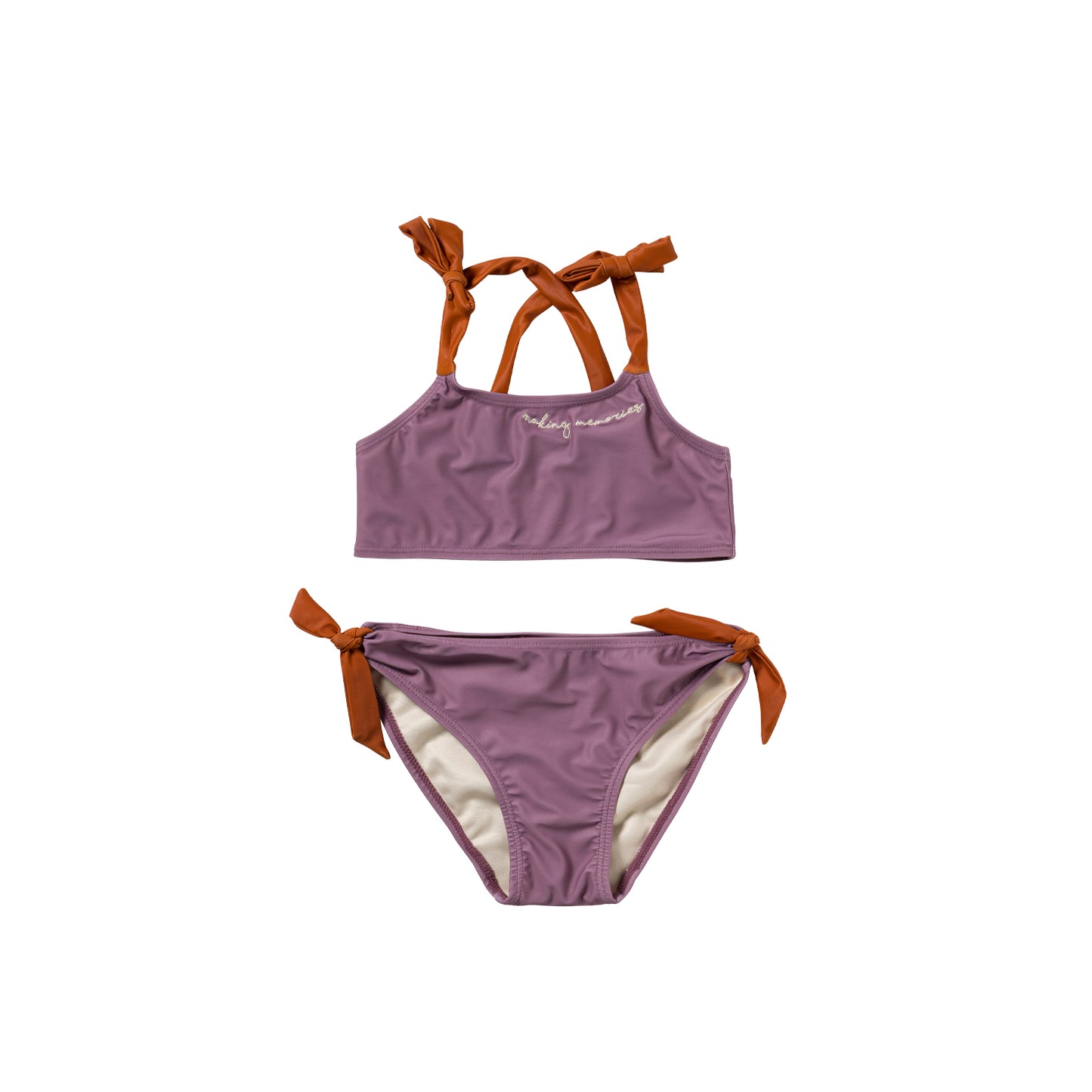 Colorblock bikini Dusky Orchid