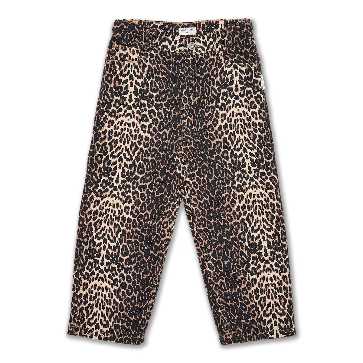 Balloon fit jeans leopard