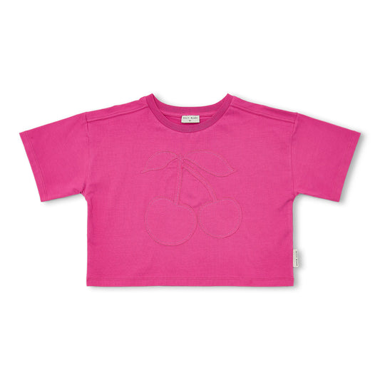Cherry t-shirt Rose violet