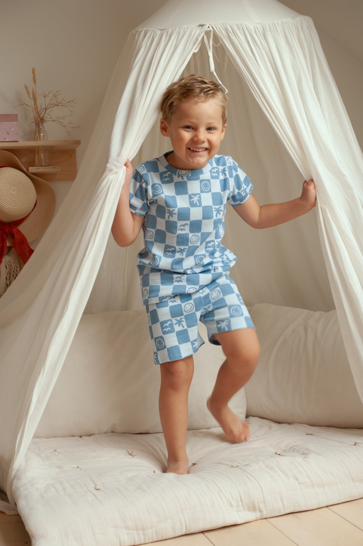 Chase Check Premium Summerwear by Feetje - Pyjama kort