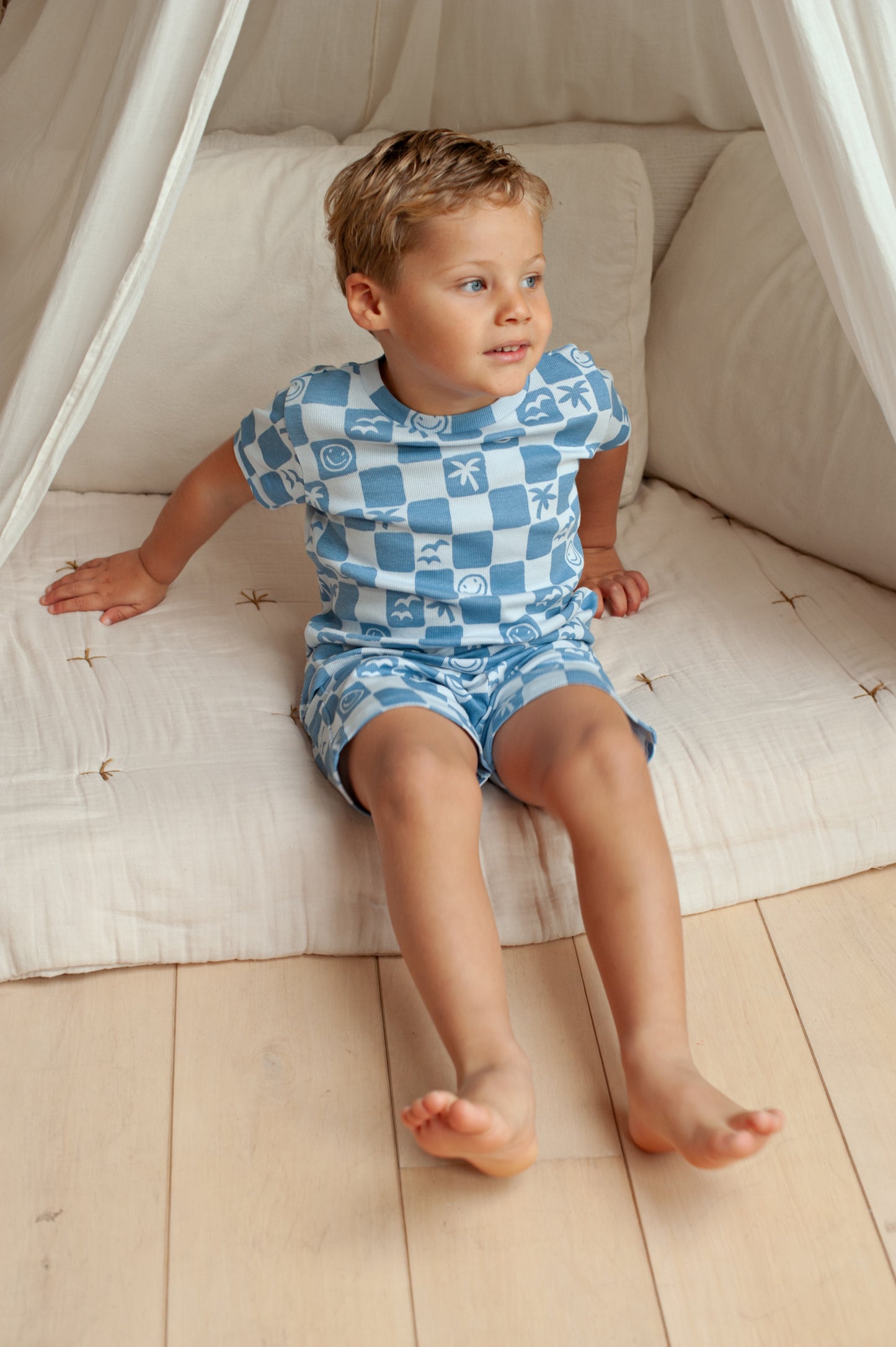 Chase Check Premium Summerwear by Feetje - Pyjama kort