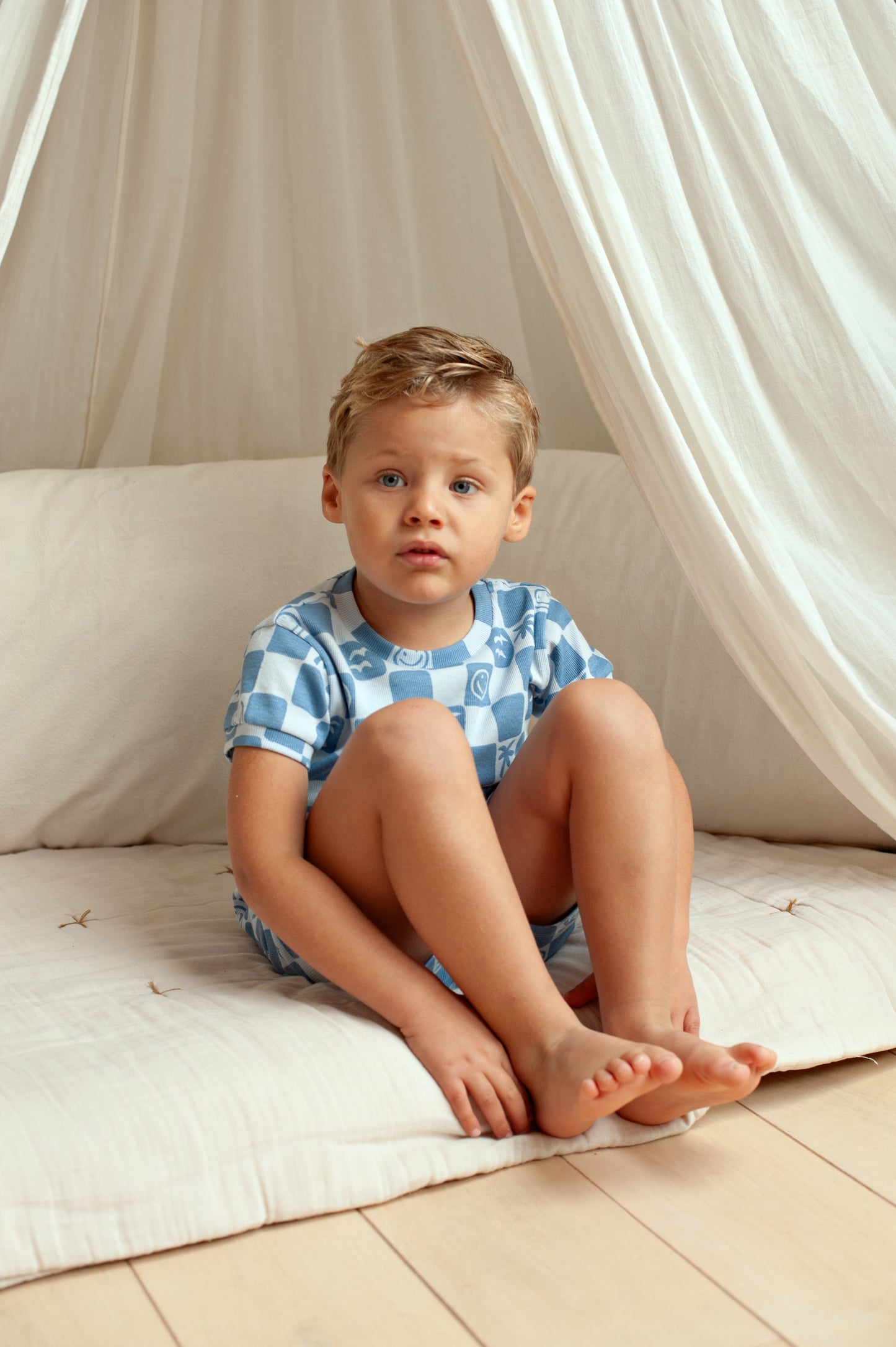 Chase Check Premium Summerwear by Feetje - Pyjama kort