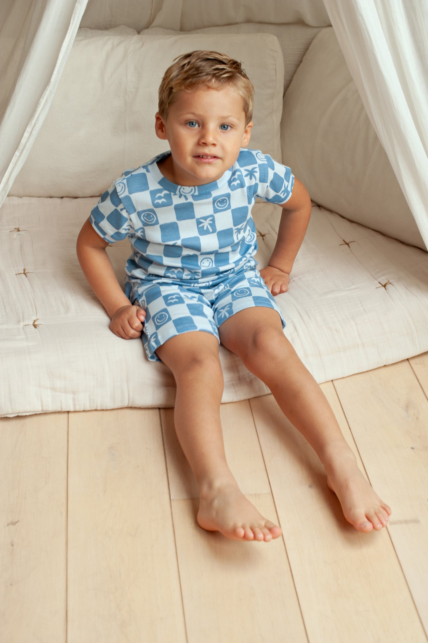 Chase Check Premium Summerwear by Feetje - Pyjama kort