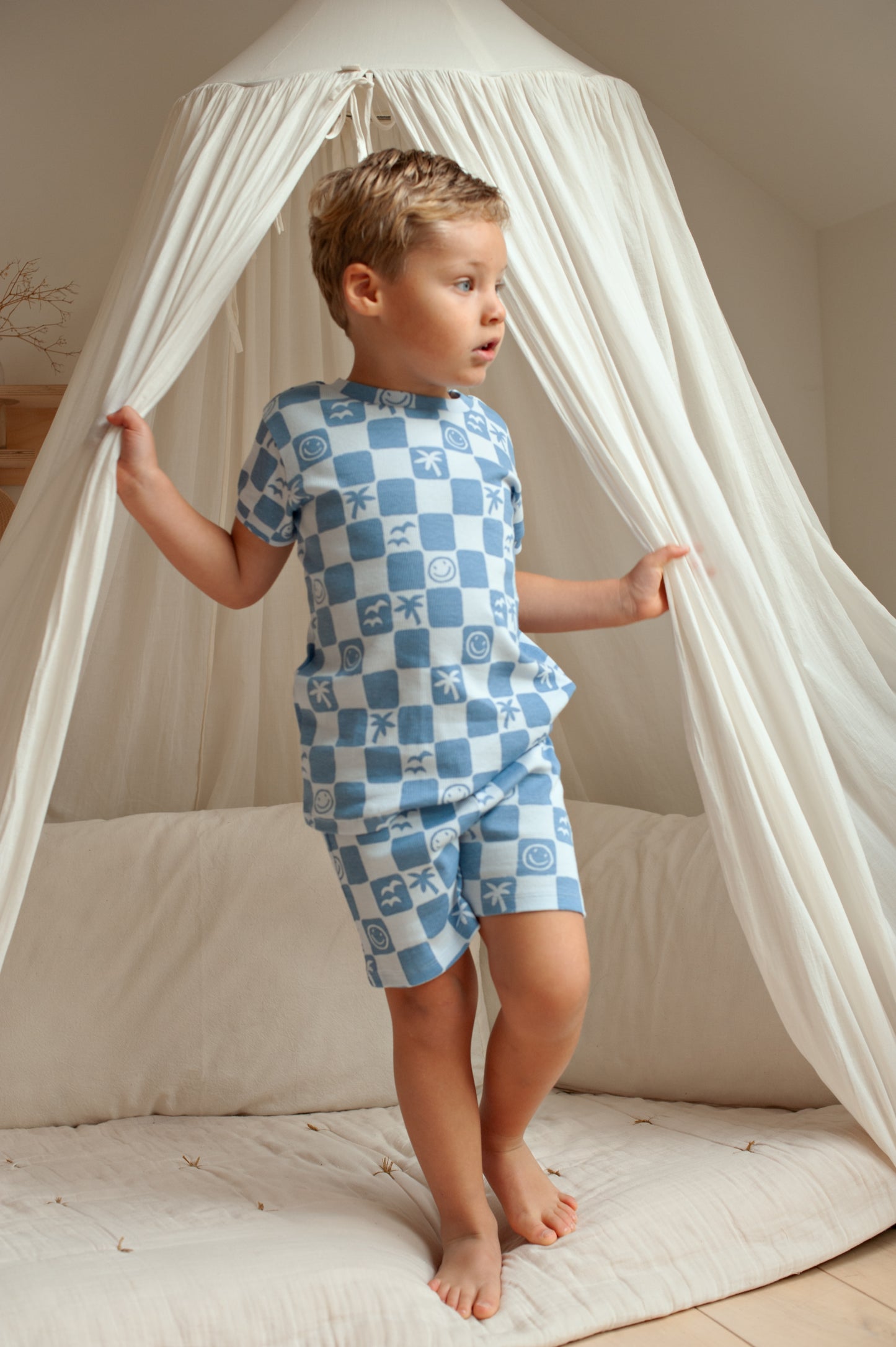 Chase Check Premium Summerwear by Feetje - Pyjama kort