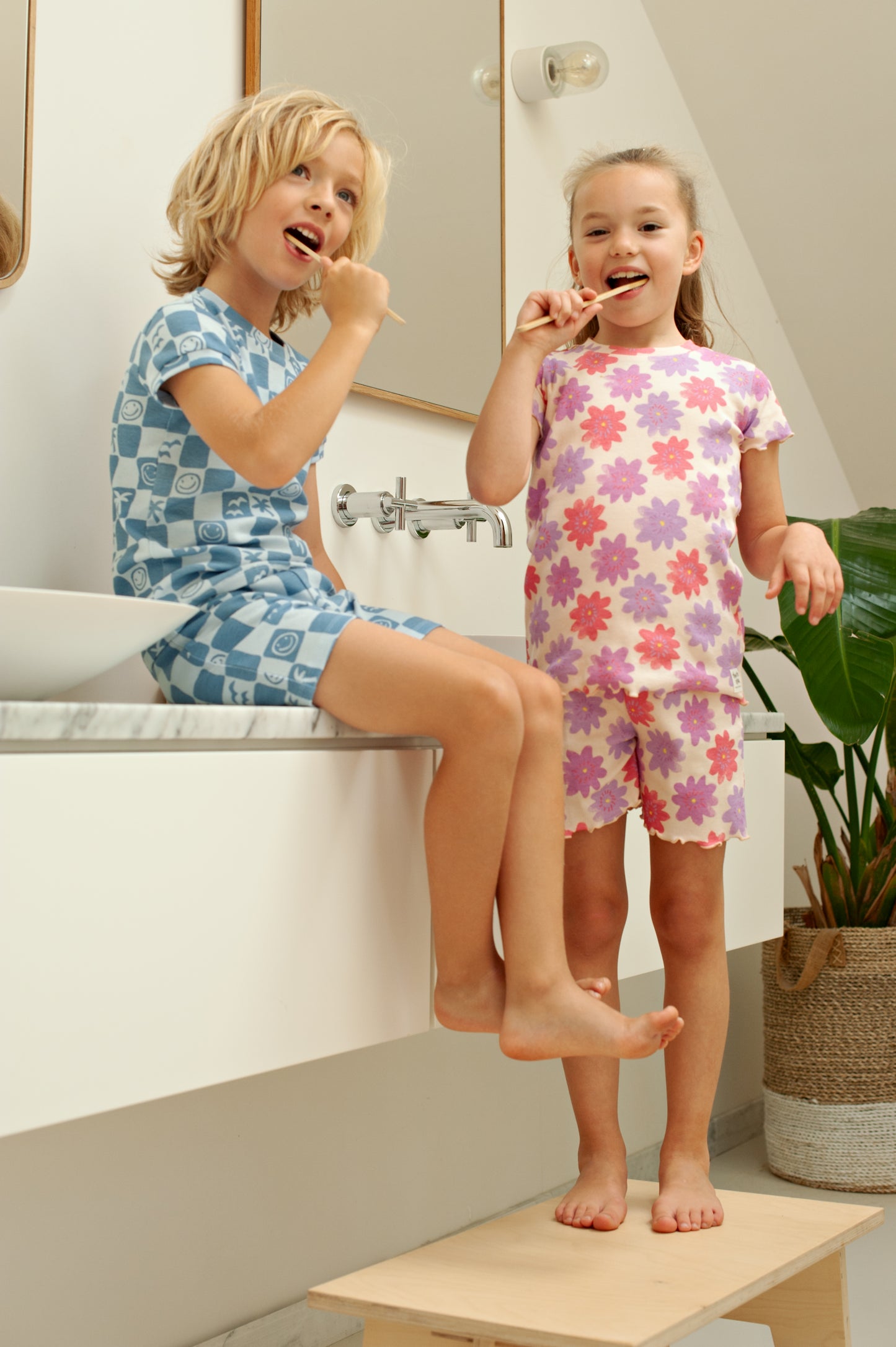 Chase Check Premium Summerwear by Feetje - Pyjama kort