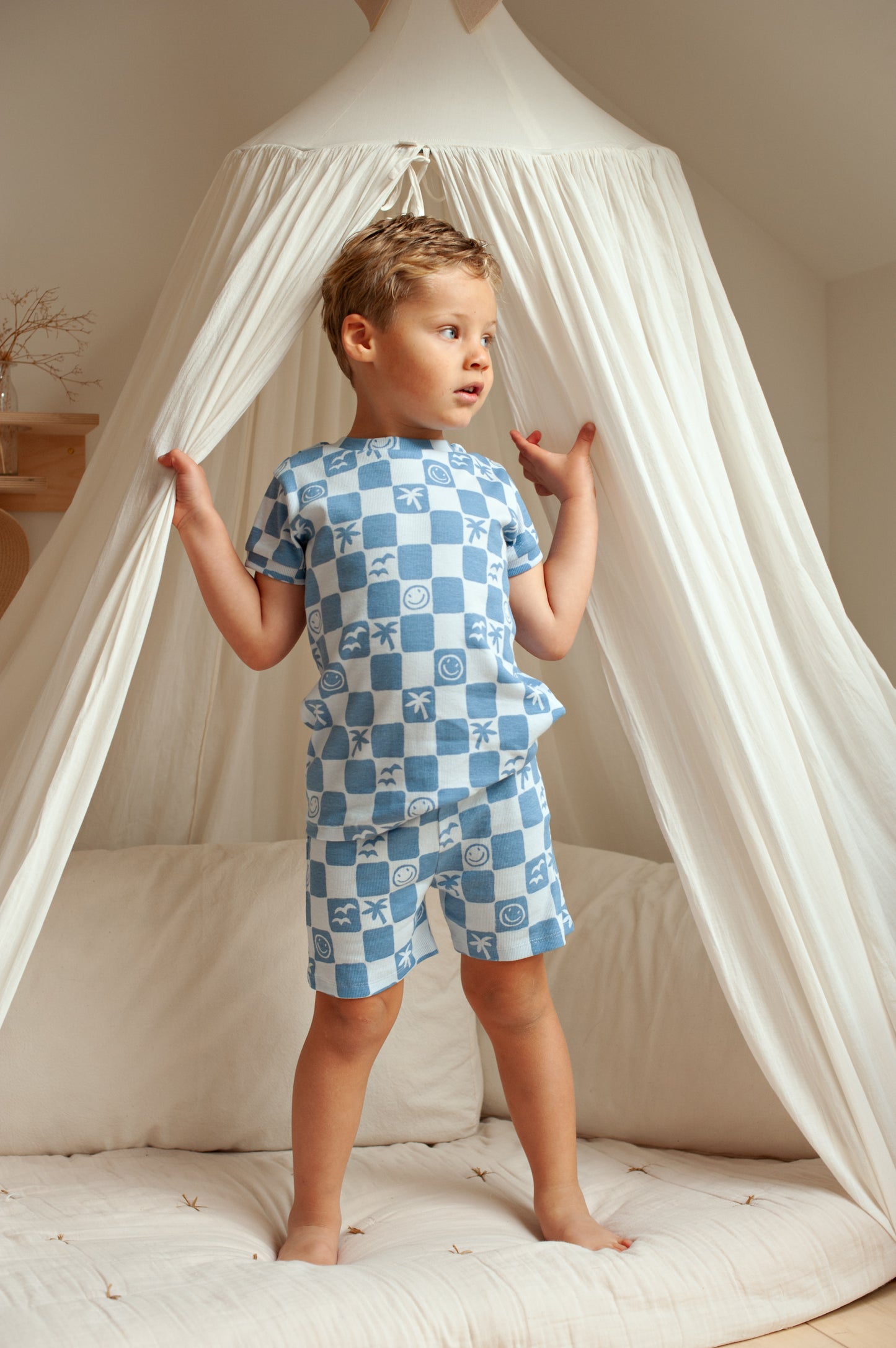 Chase Check Premium Summerwear by Feetje - Pyjama kort