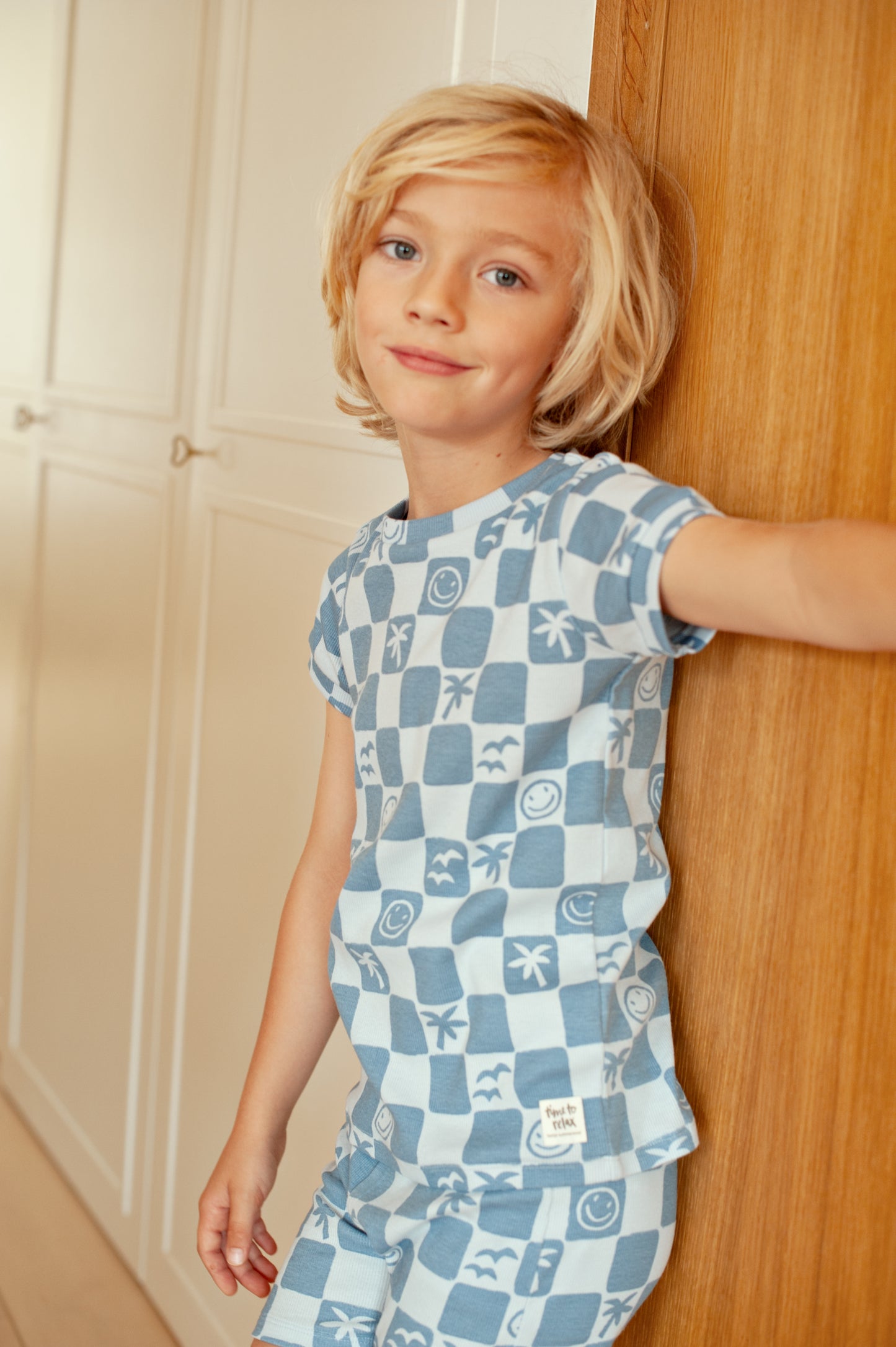 Chase Check Premium Summerwear by Feetje - Pyjama kort