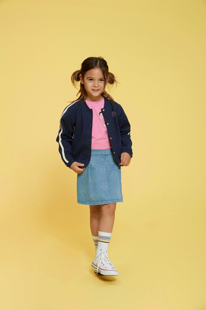 Shortrokje jeans smiley