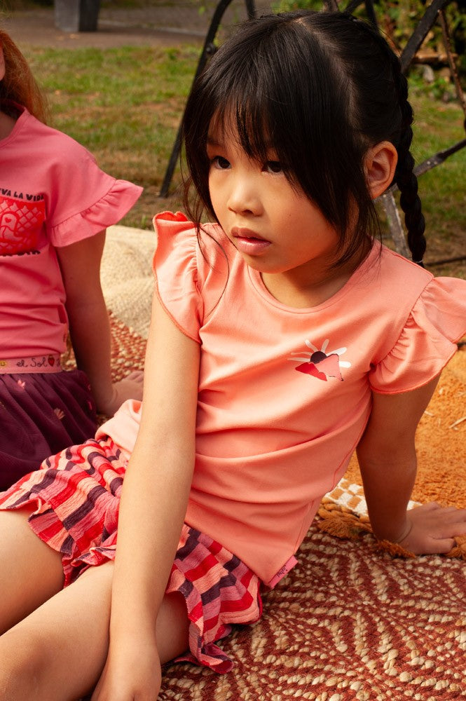 T-shirt backprint Salsa Sunset