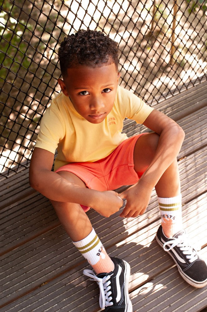 T-shirt Desert Fiesta geel