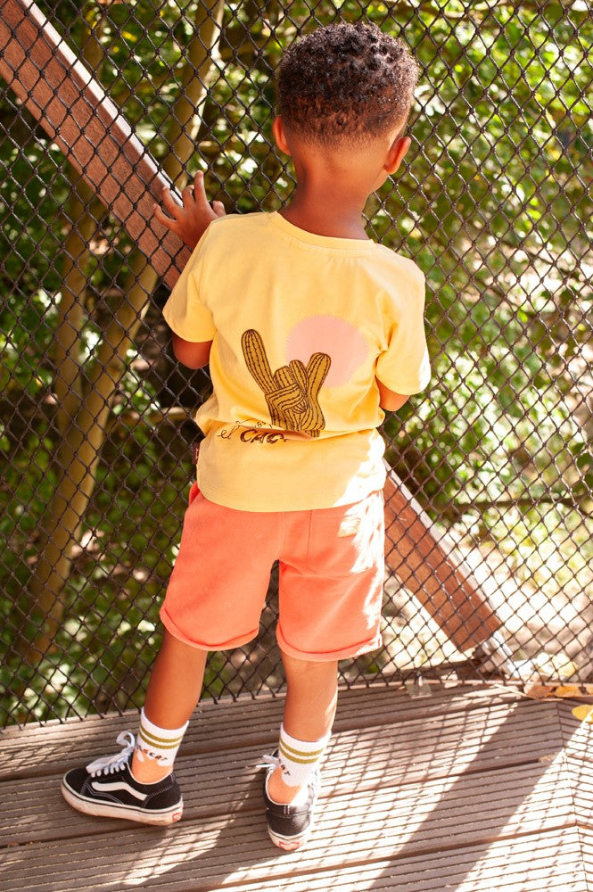 T-shirt Desert Fiesta geel