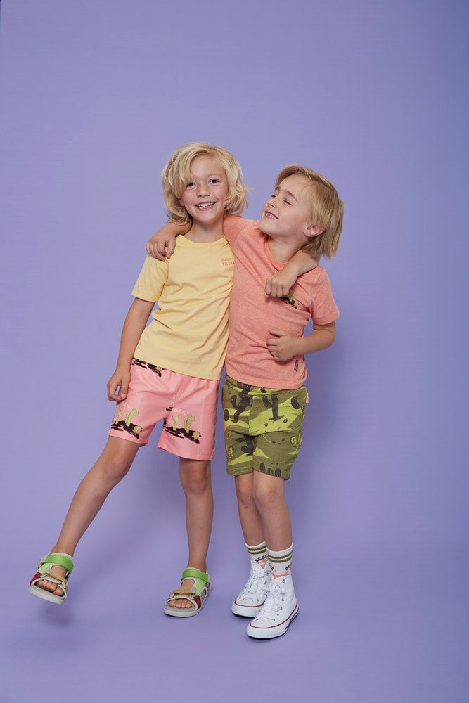 T-shirt Desert Fiesta geel