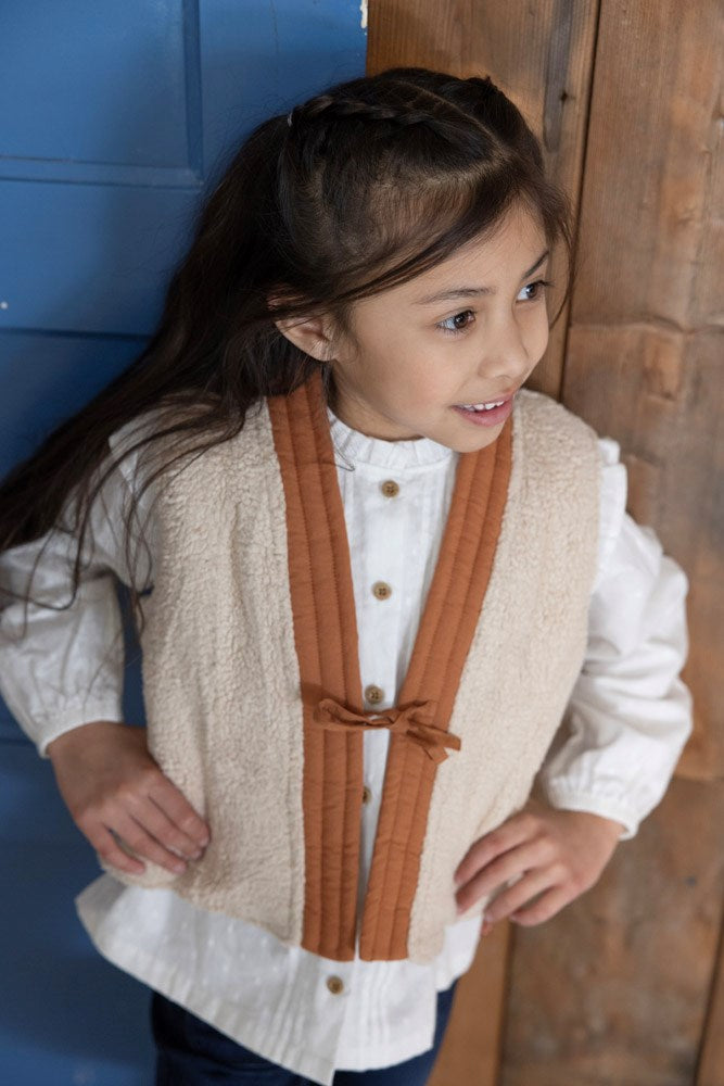 Omkeerbaar Gilet Teddy