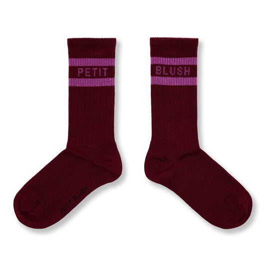 sport socks garnet/orchid