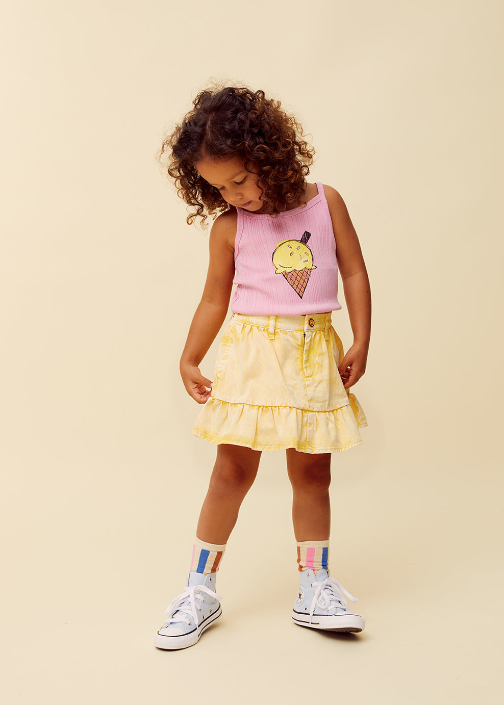 socks multi stripe pink