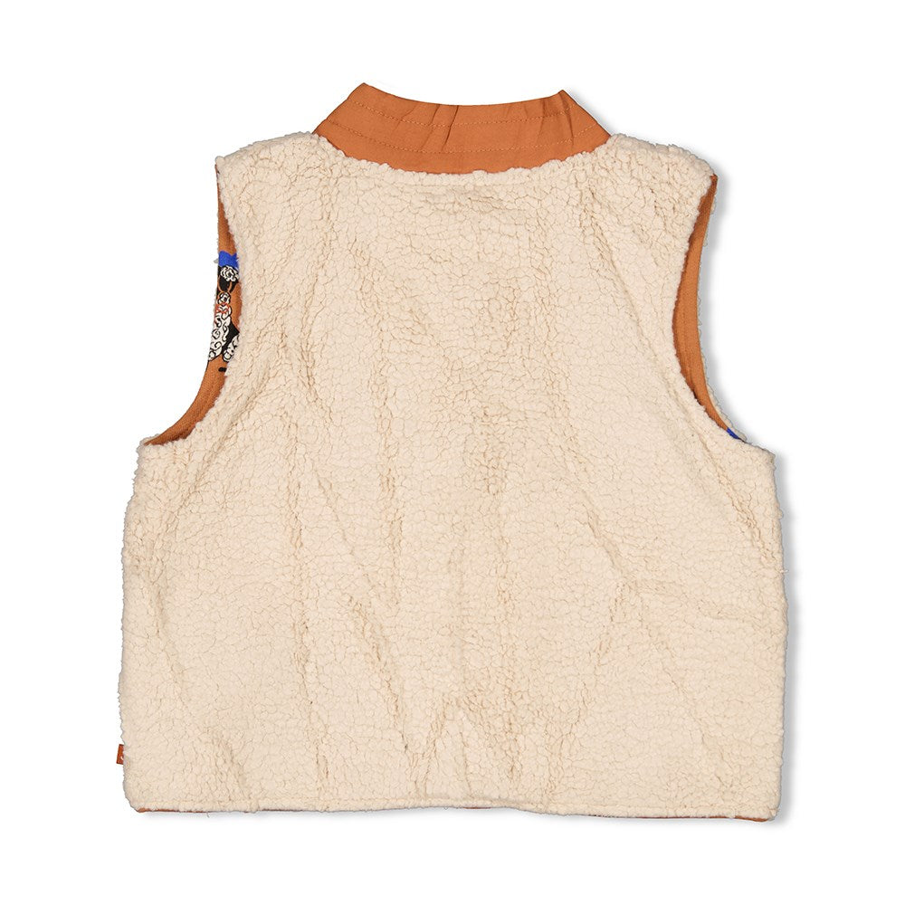 Omkeerbaar Gilet Teddy