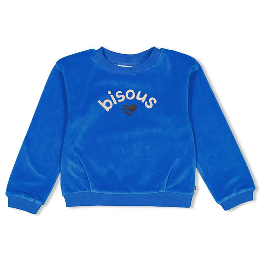 Sweater velours Amour toujours