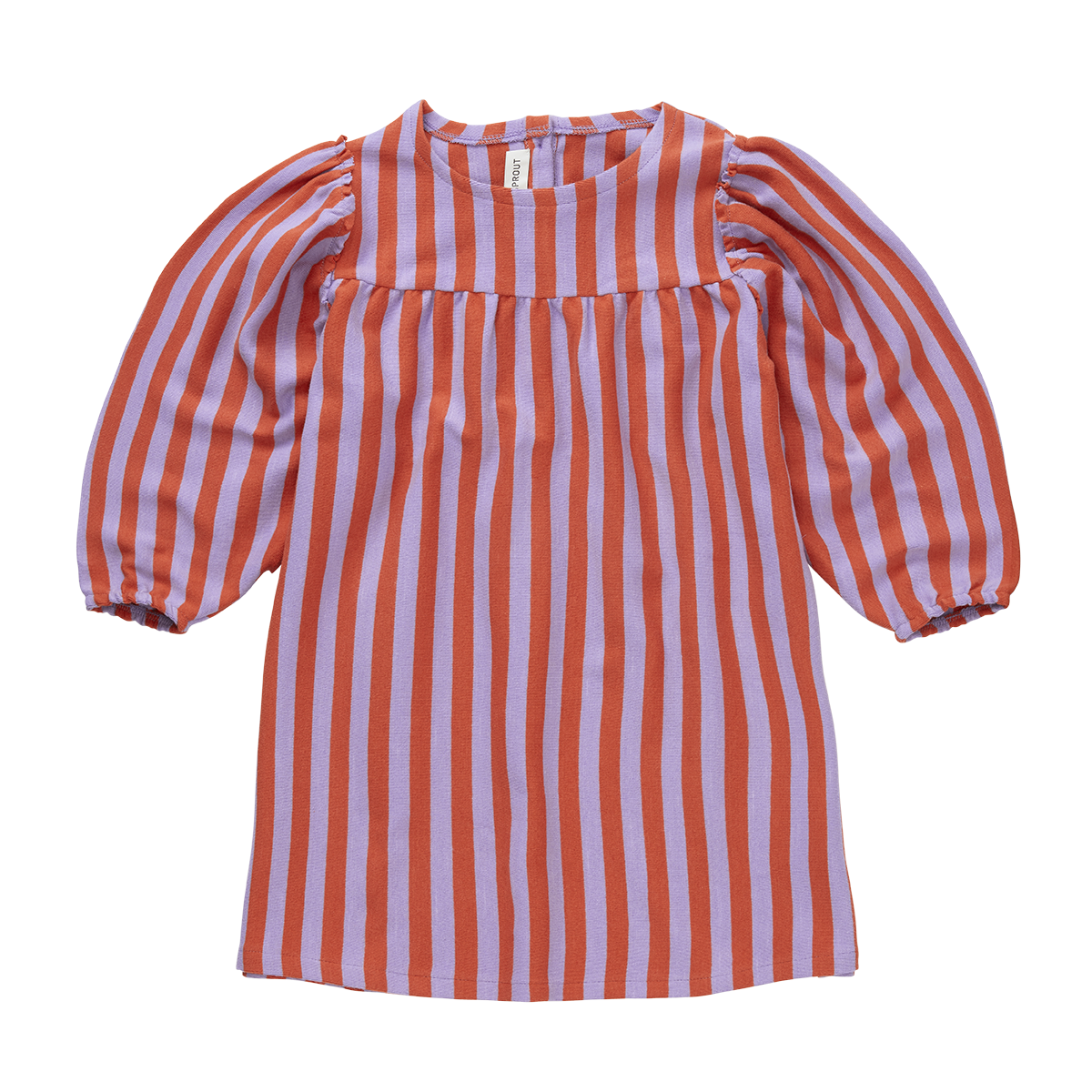 Jurk lila stripes