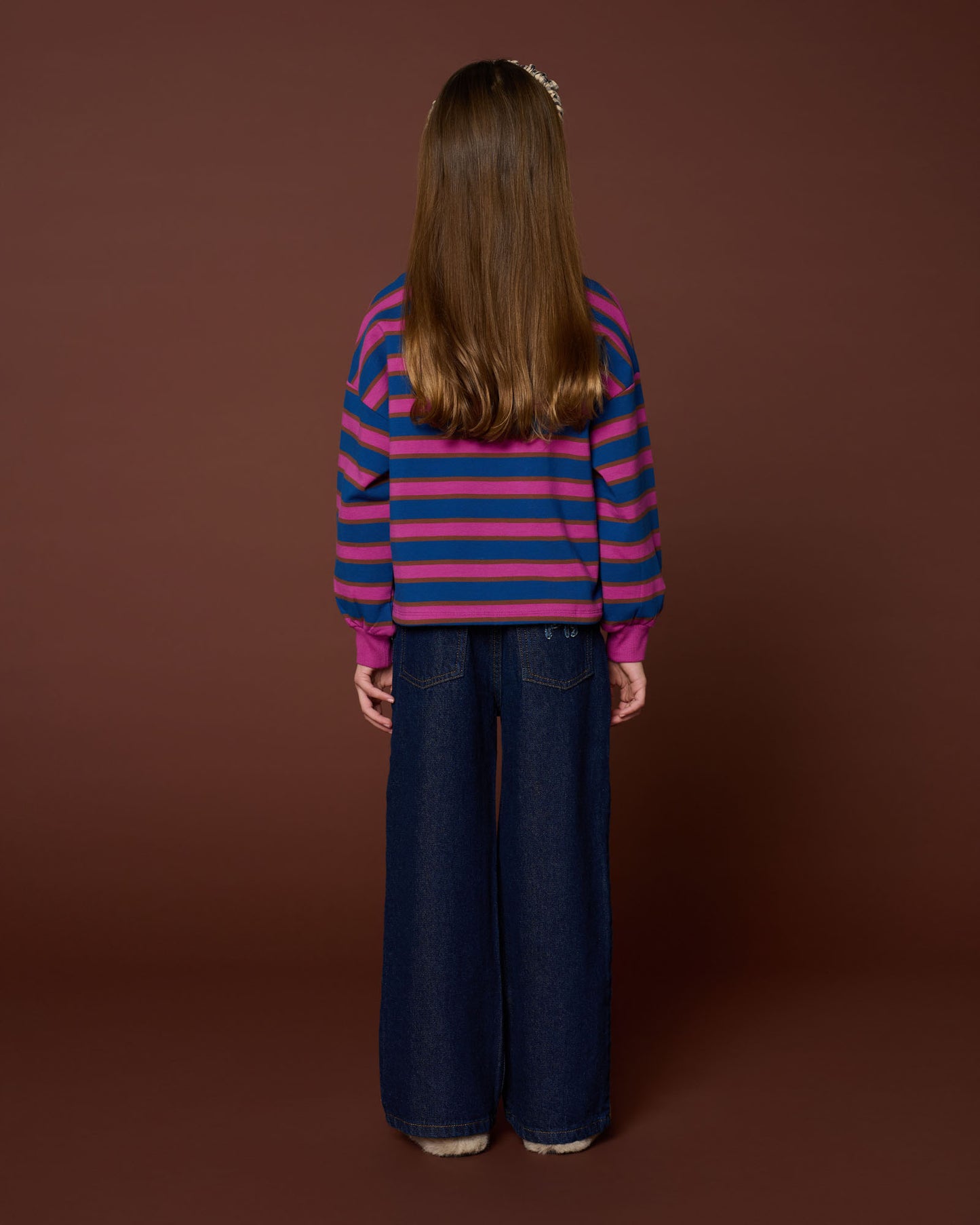Wide leg jeans - dark blue