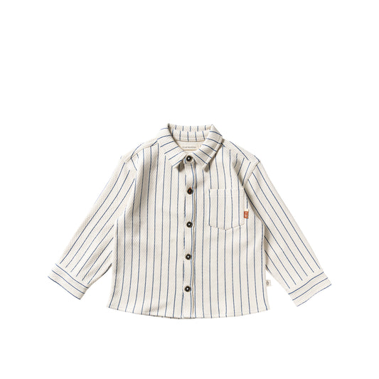 relaxed shirt cotton stripes