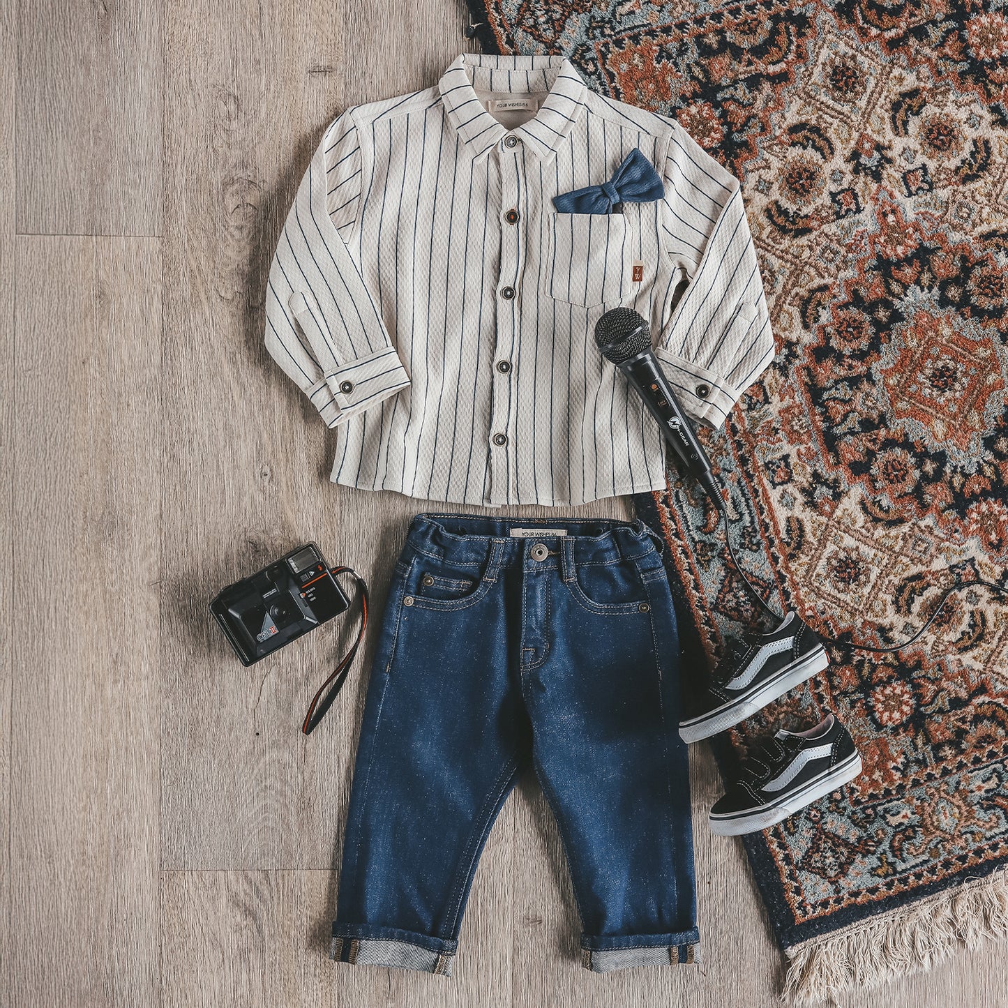 relaxed shirt cotton stripes