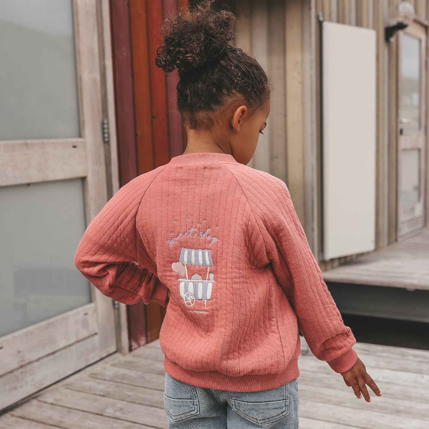 Quilted Jacket Sweet shop Dusty Rose