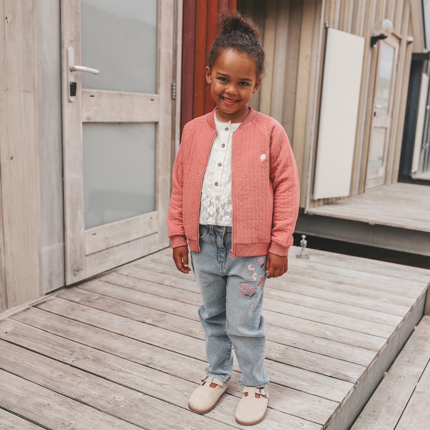 Quilted Jacket Sweet shop Dusty Rose