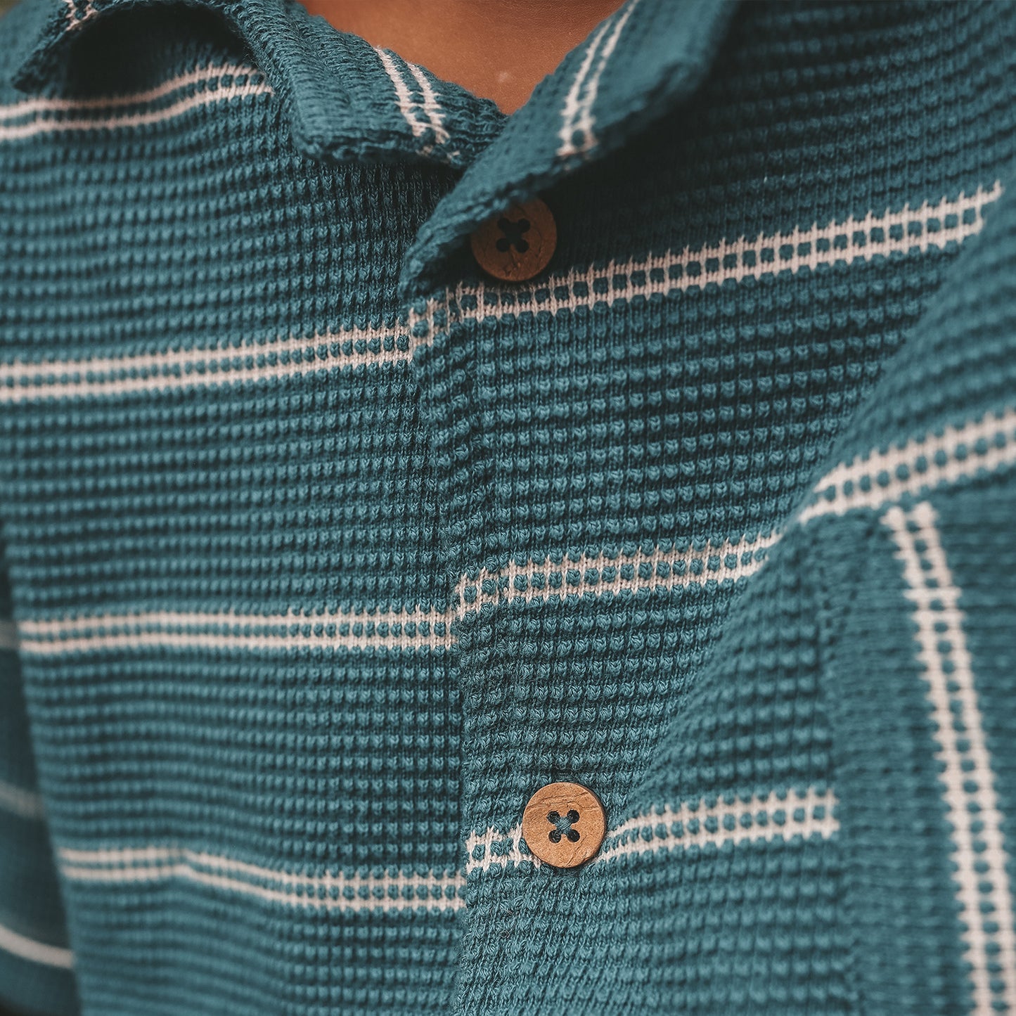 Structure Stripe Loose Shirt dragonfly