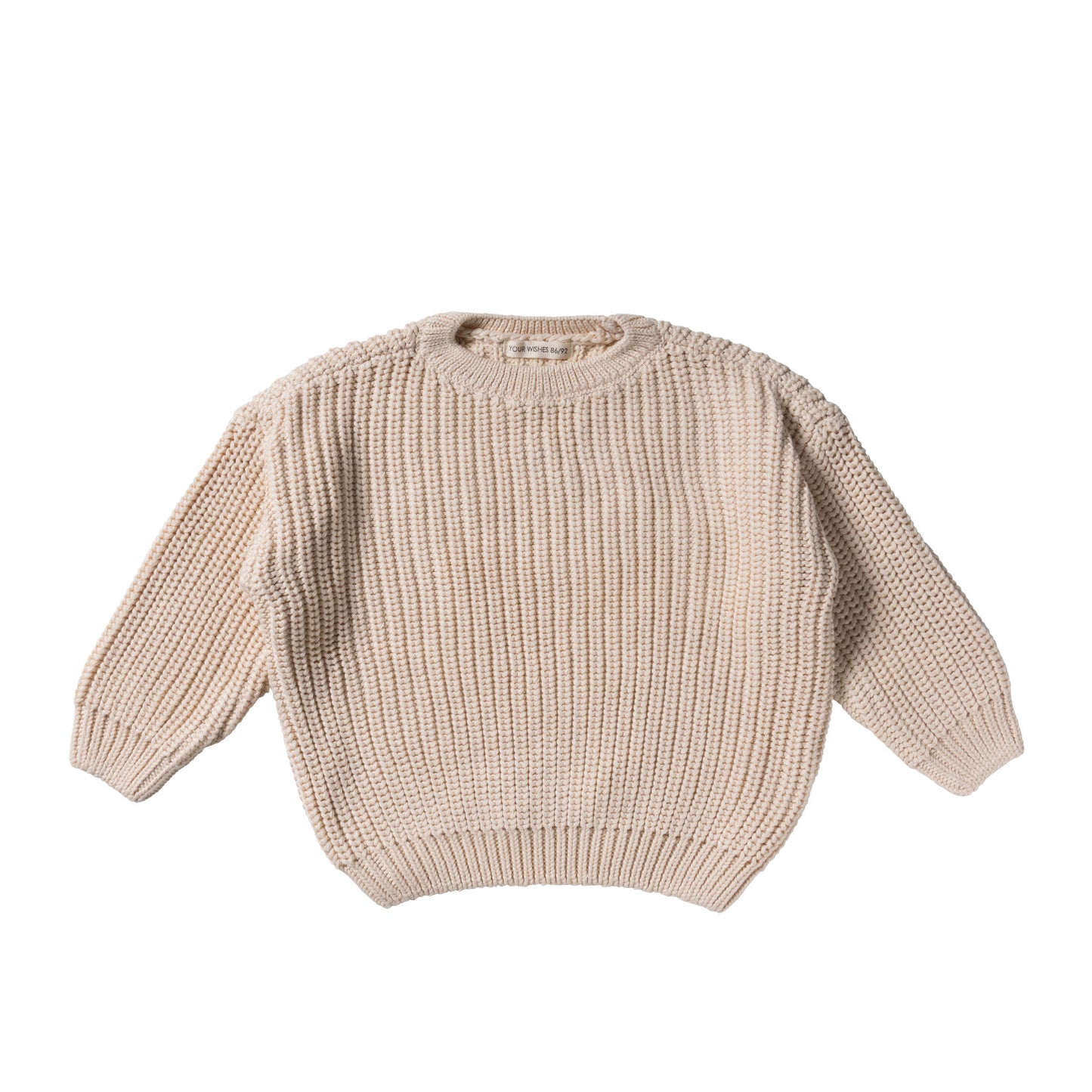 Chunky knit sweater sand